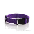 Collar de nylon de nylon ajustable para perros